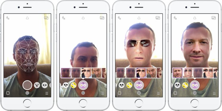 Snapchat Face Swap iPhone screenshot 001 Pinterest y Snapchat
