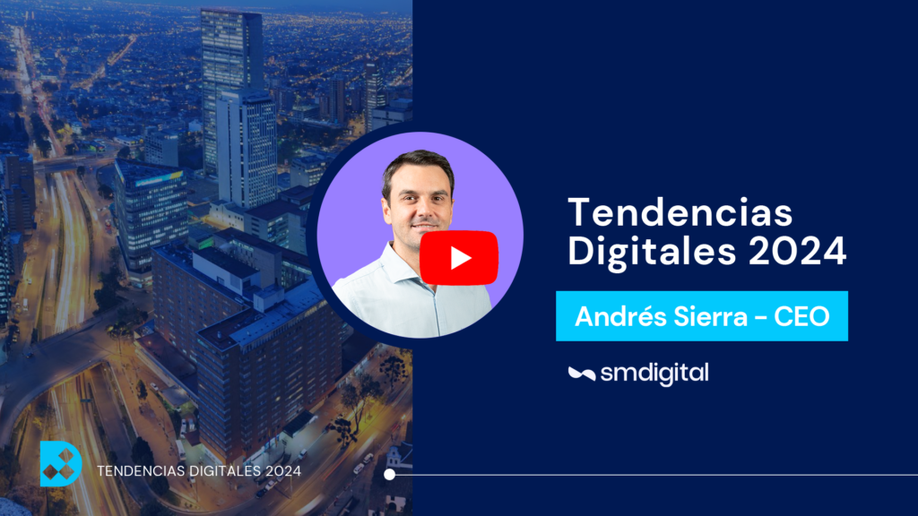 conferencia tendencias digitales por andres sierra Así vivimos Tendencias Digitales 2024 por SM Digital